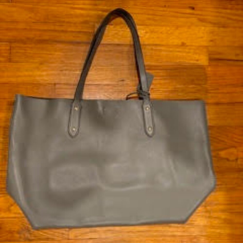 Coach Light Gray City Large Tote Bag